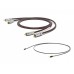 Tonearm Stereo cable, RCA-RCA, 1.0 m