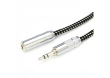 Stereo cable, JACK 3.5 mm to 3.5 mm Female, 2.5 m