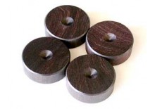 Spike Insulators African Ebony Wood (41 mm) High-End 